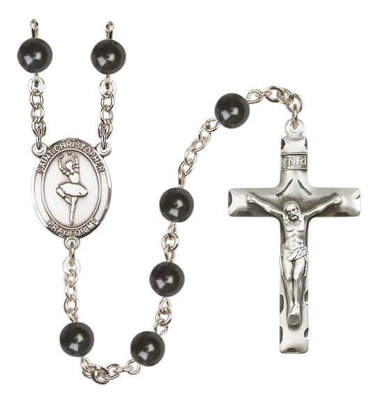 Saint Christopher/Dance R6007-8143 7mm Rosary